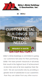 Mobile Screenshot of millersmetalbuildings.com